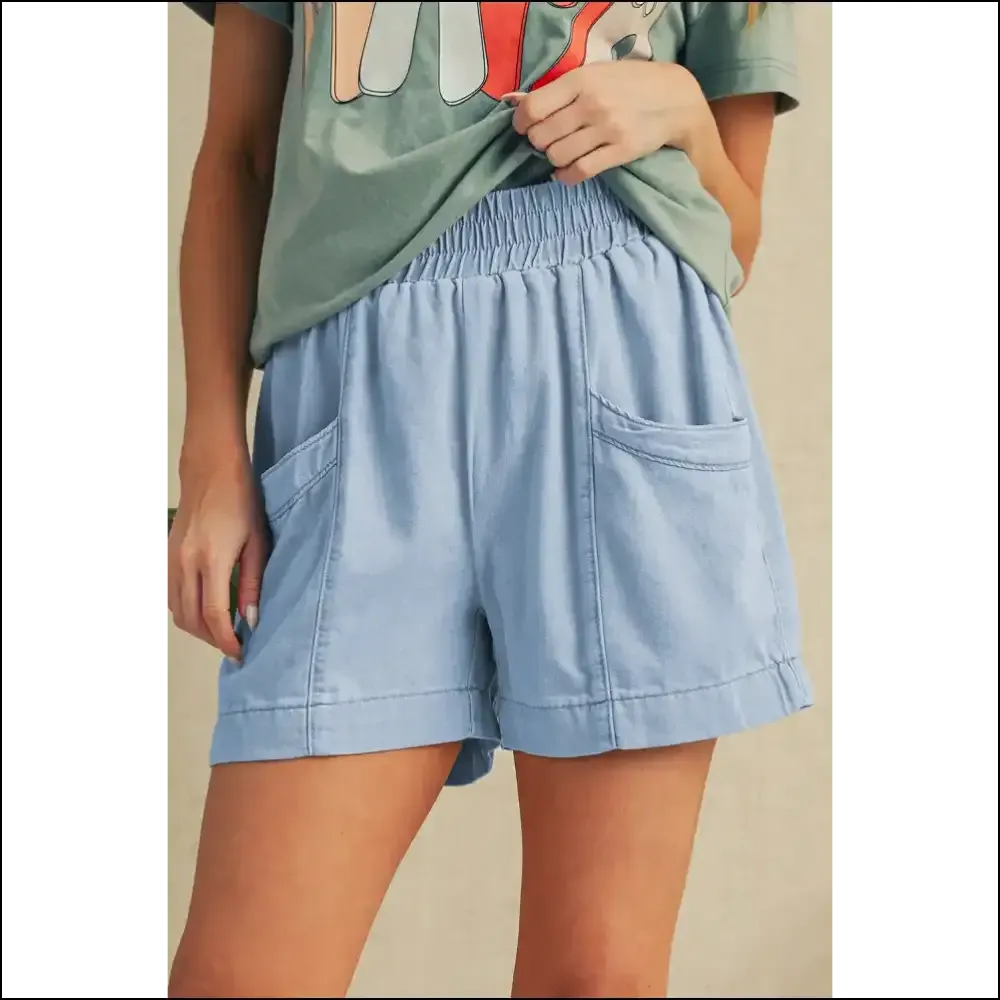 Beau Blue Wide Leg Denim Shorts: so Comfy, It's Practically Illegal 👖