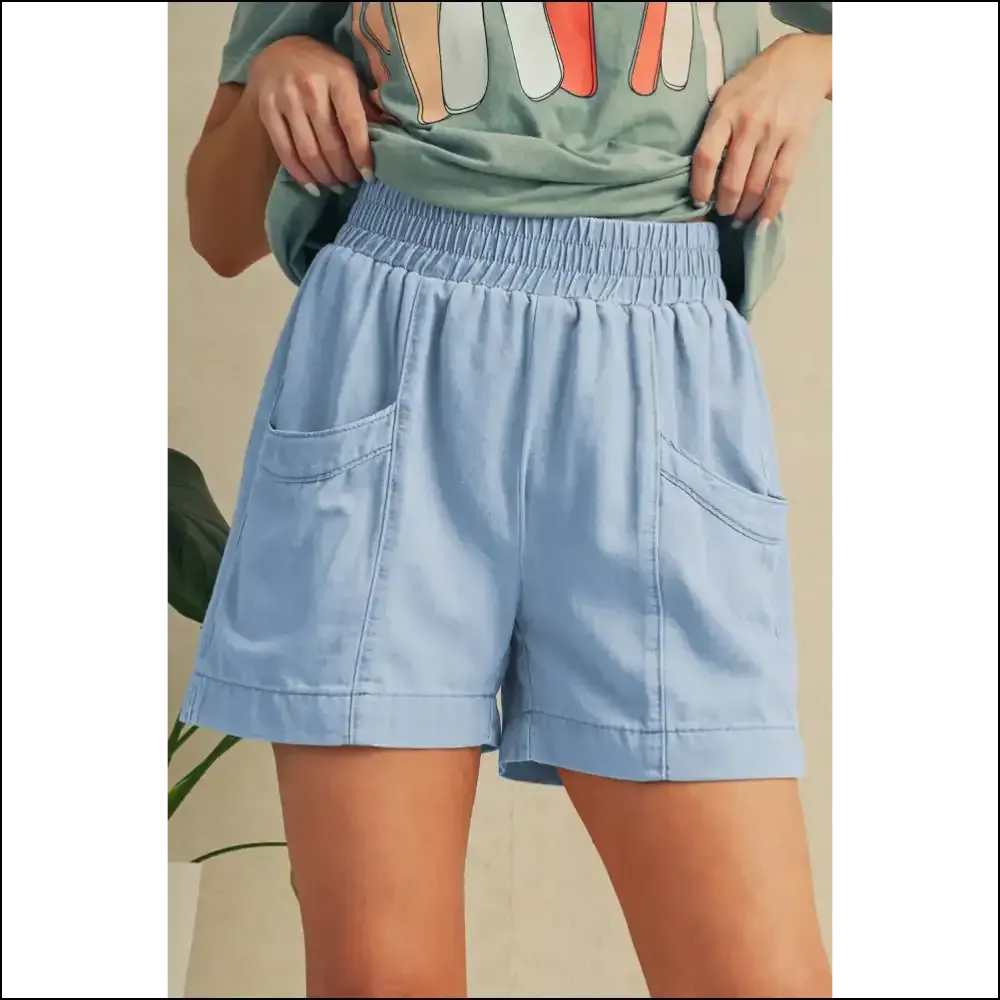 Beau Blue Wide Leg Denim Shorts: so Comfy, It's Practically Illegal 👖