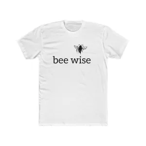 Bee Wise - Men's Cotton Crew Tee