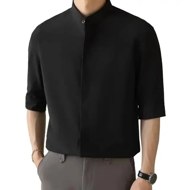 ÜberMann SlimFit Stehkragen Hemd