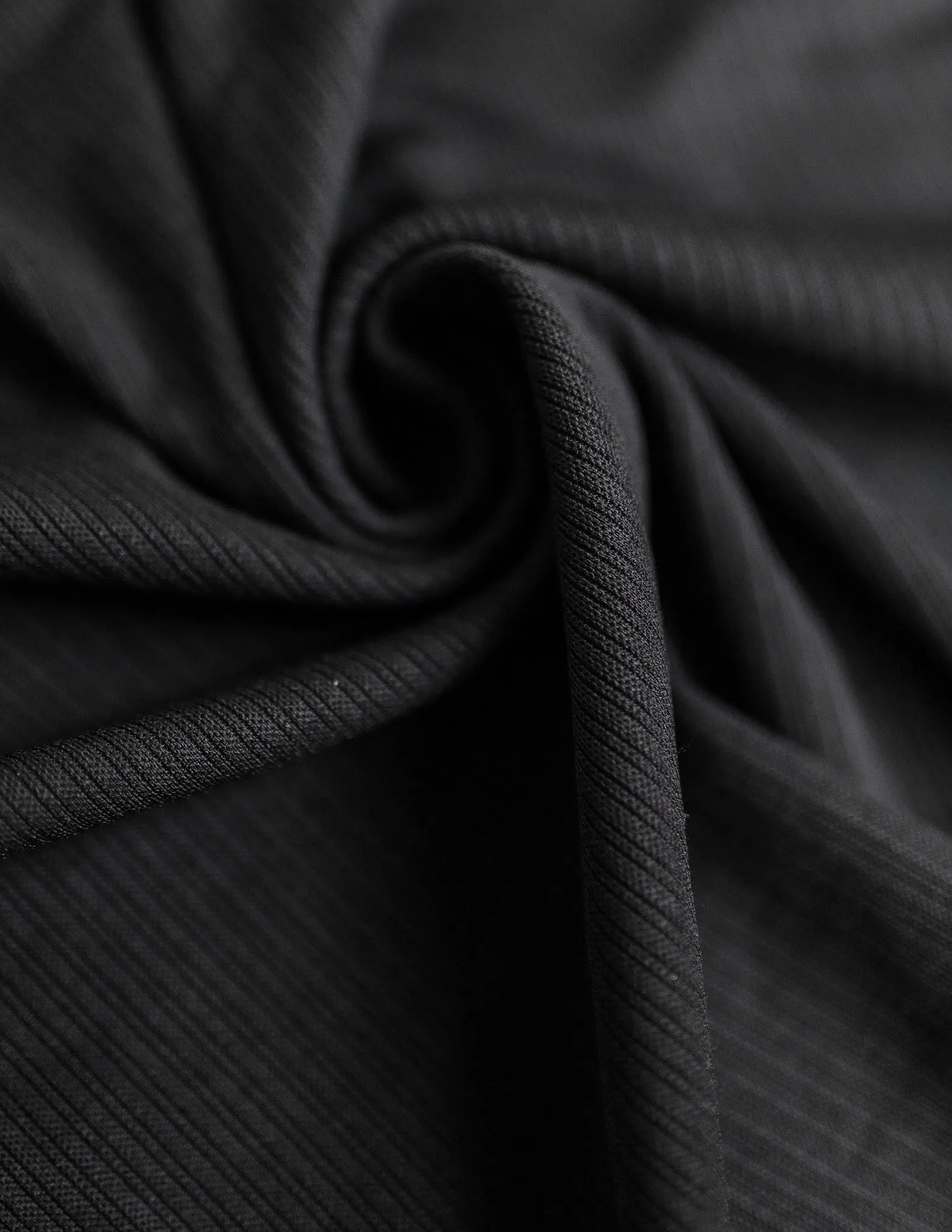 BLACK COOLPASS ZIPPED SHIRTS