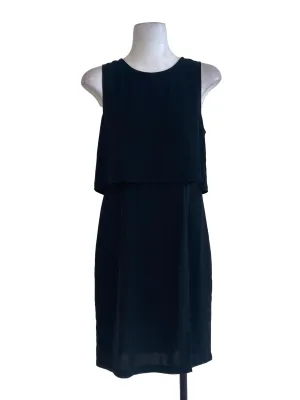 Black Layered Plain Dress