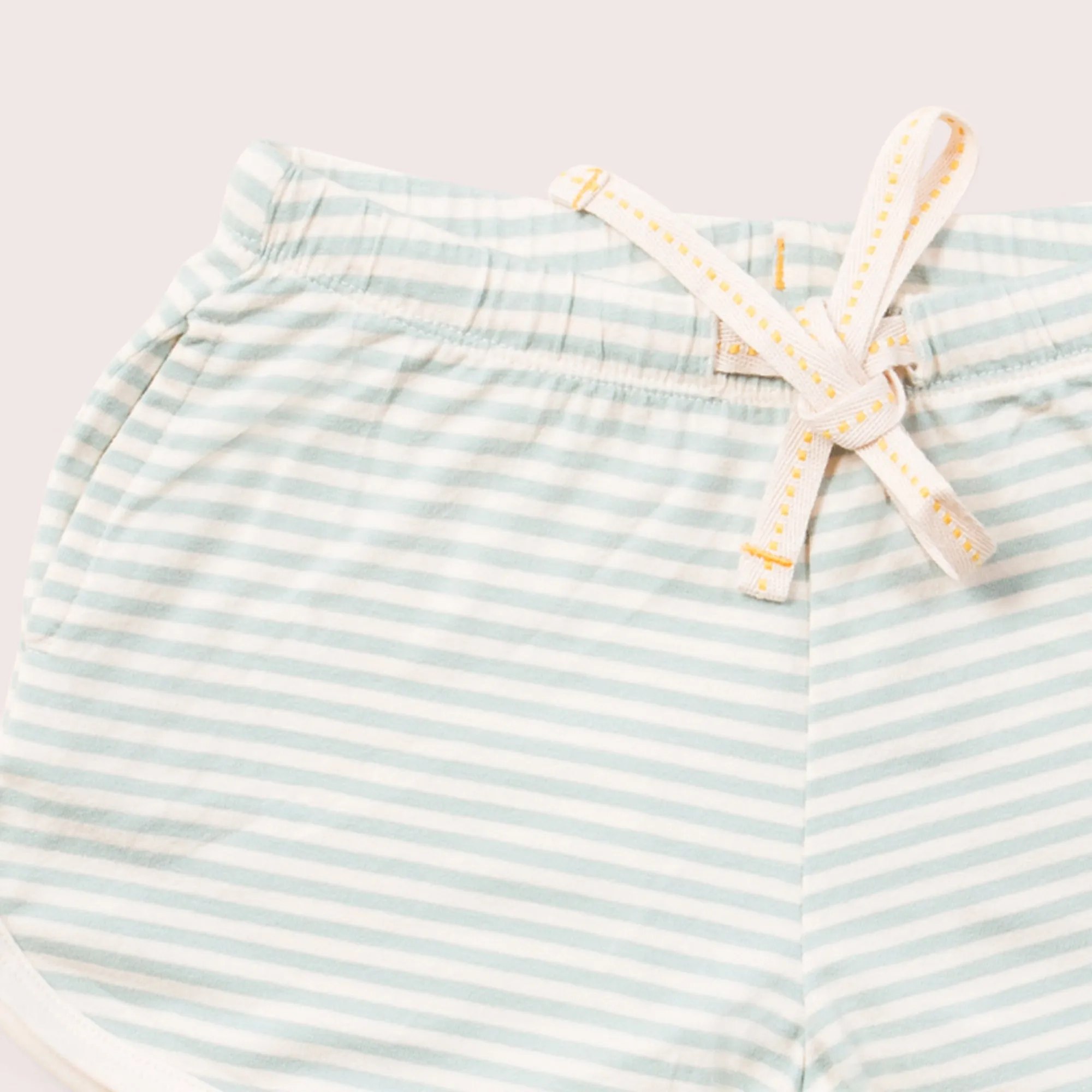 Blue Striped Run Around Shorts