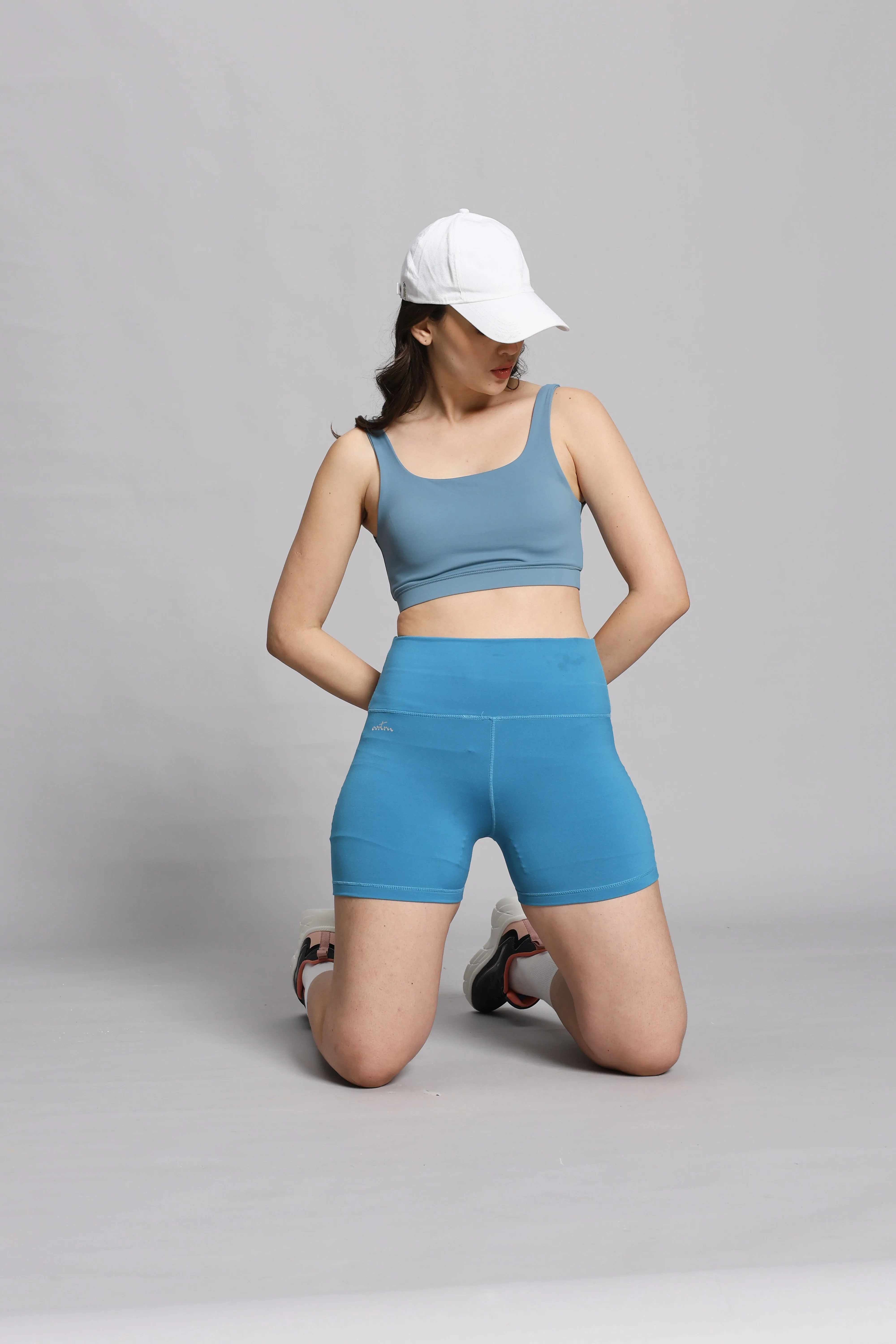 Blue Wave Short Shorts