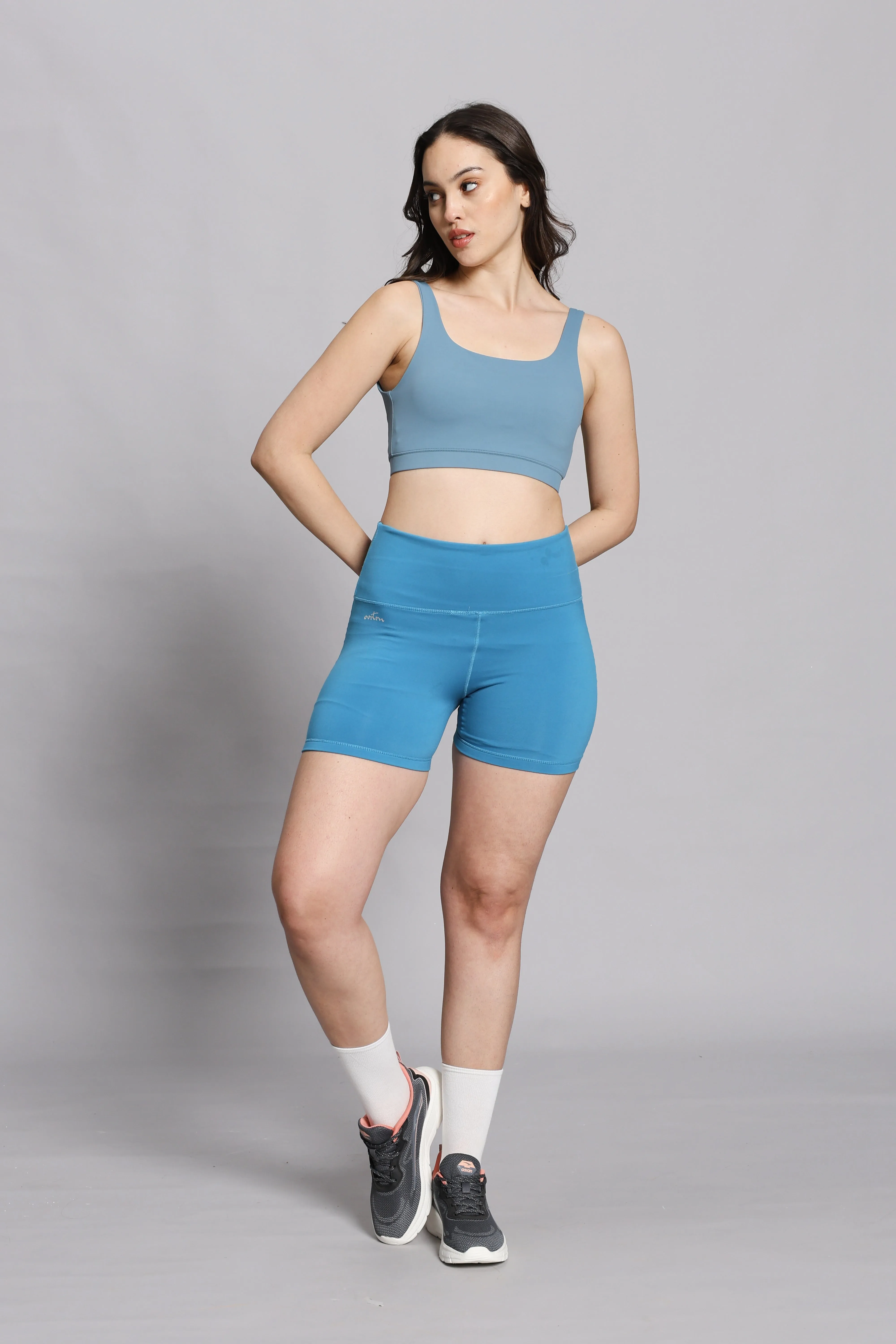 Blue Wave Short Shorts