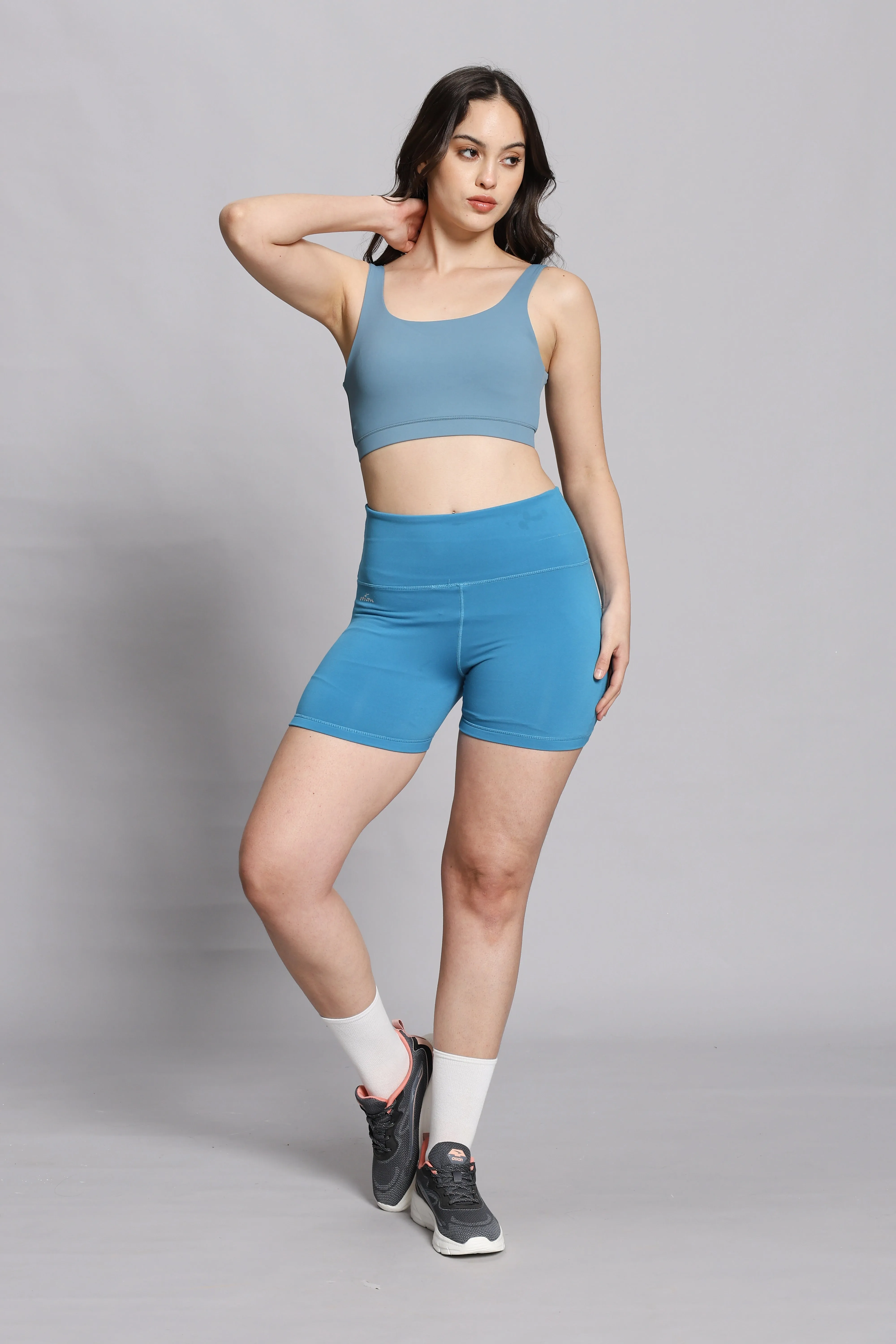 Blue Wave Short Shorts