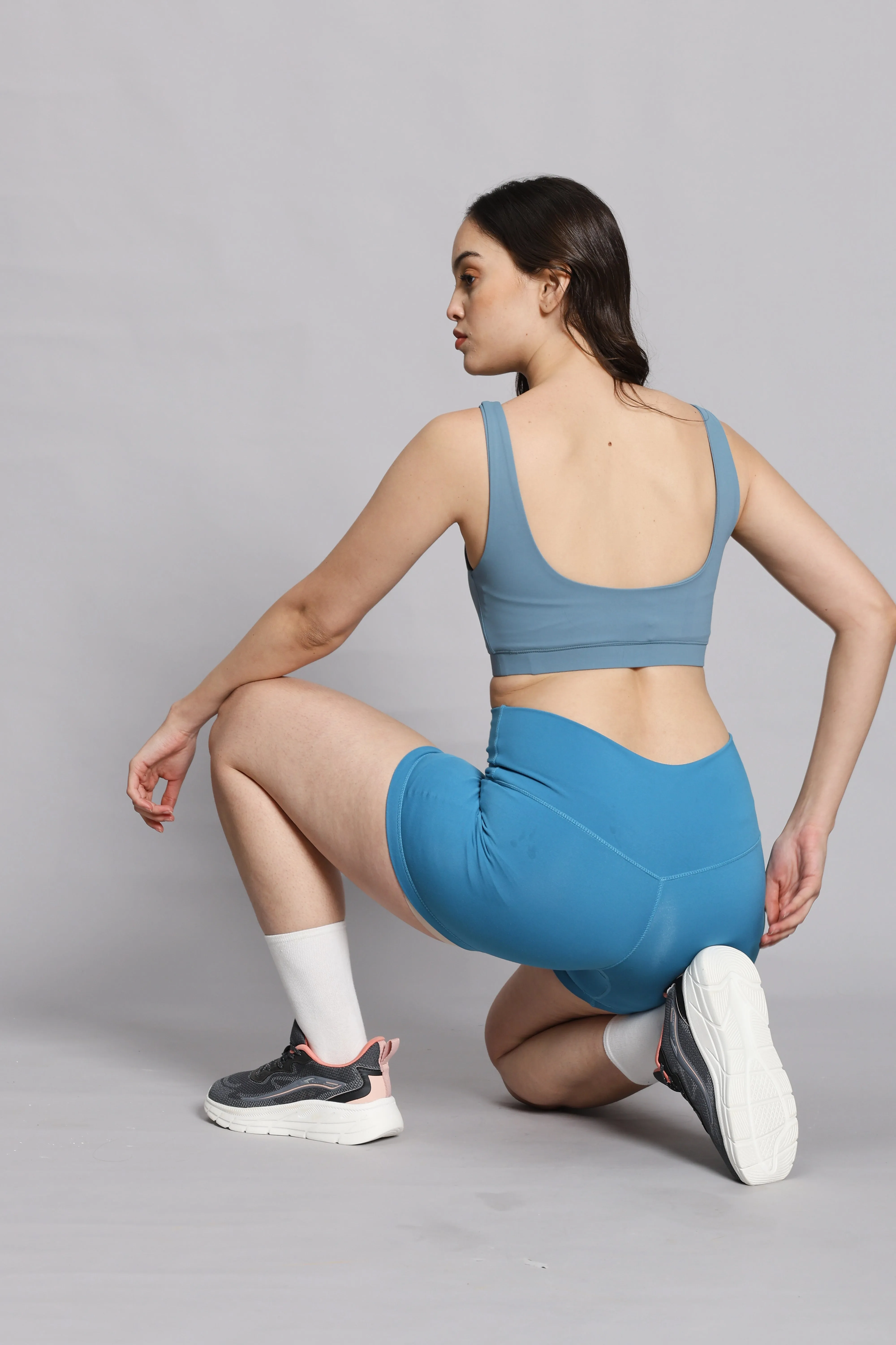 Blue Wave Short Shorts