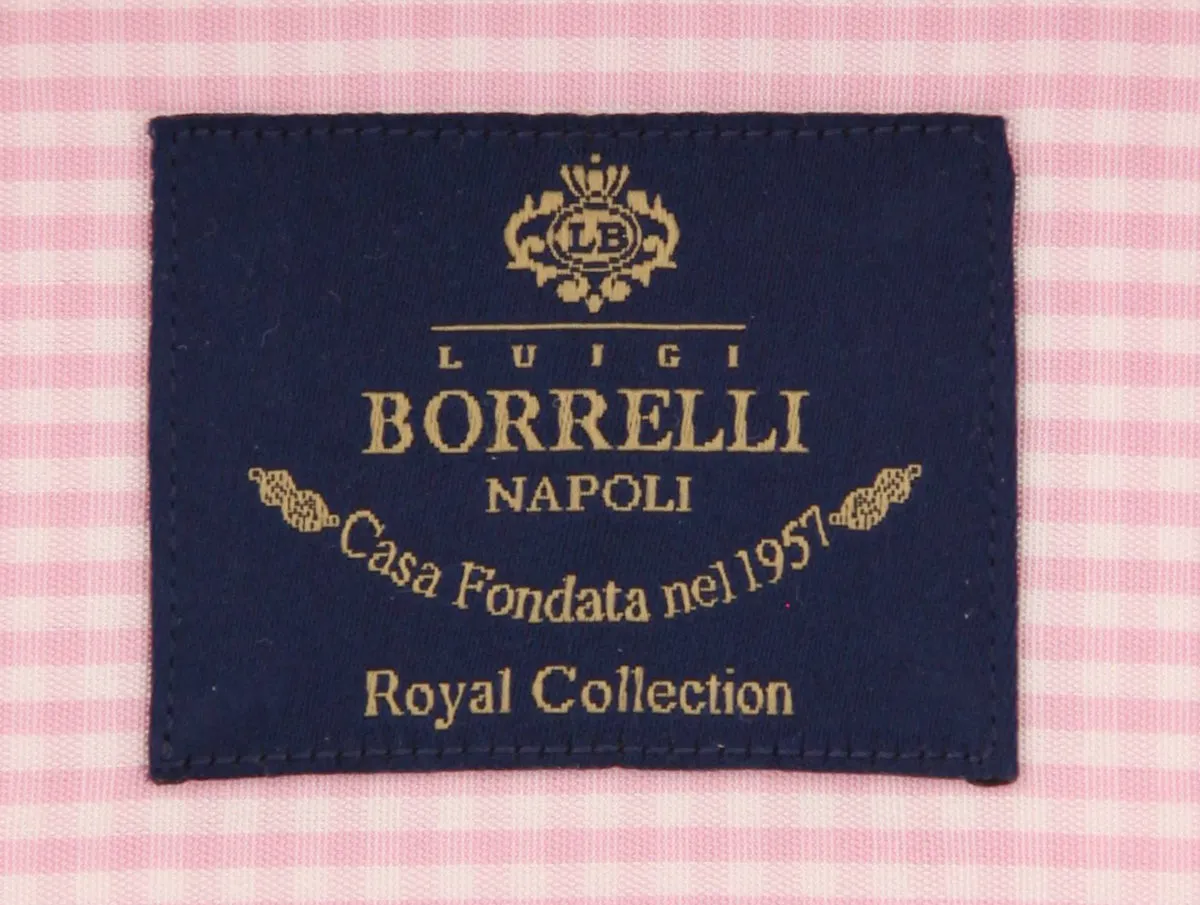 Borrelli Pink Shirt - Slim