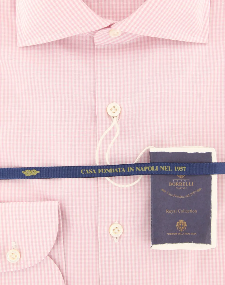 Borrelli Pink Shirt - Slim