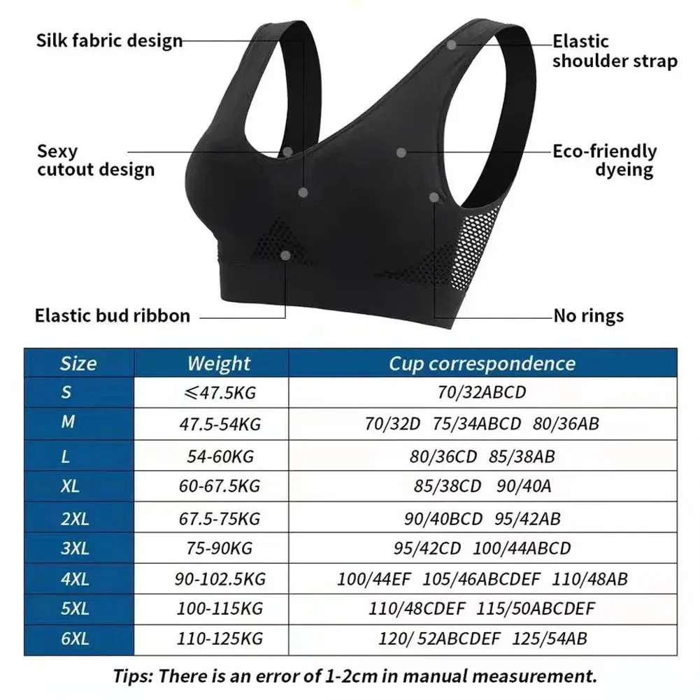 Breathable Cool Liftup Air Bra