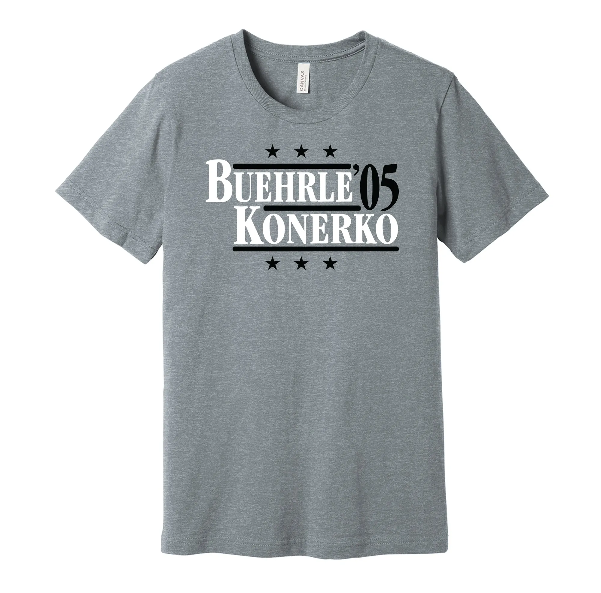 Buerhle & Konerko '05 - Chicago Legends Political Campaign Parody T-Shirt - Hyper Than Hype Shirts