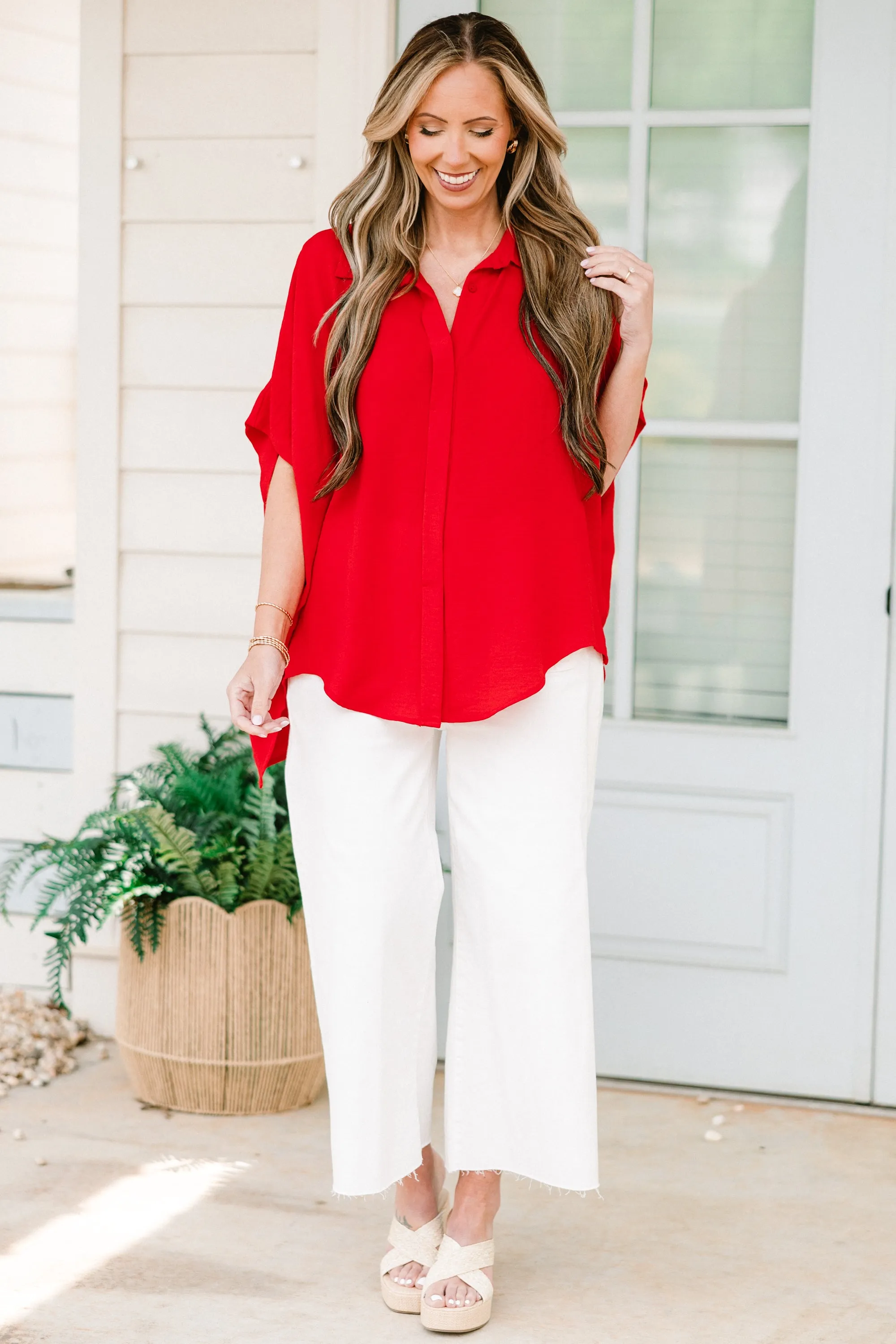 Caller Top, Red
