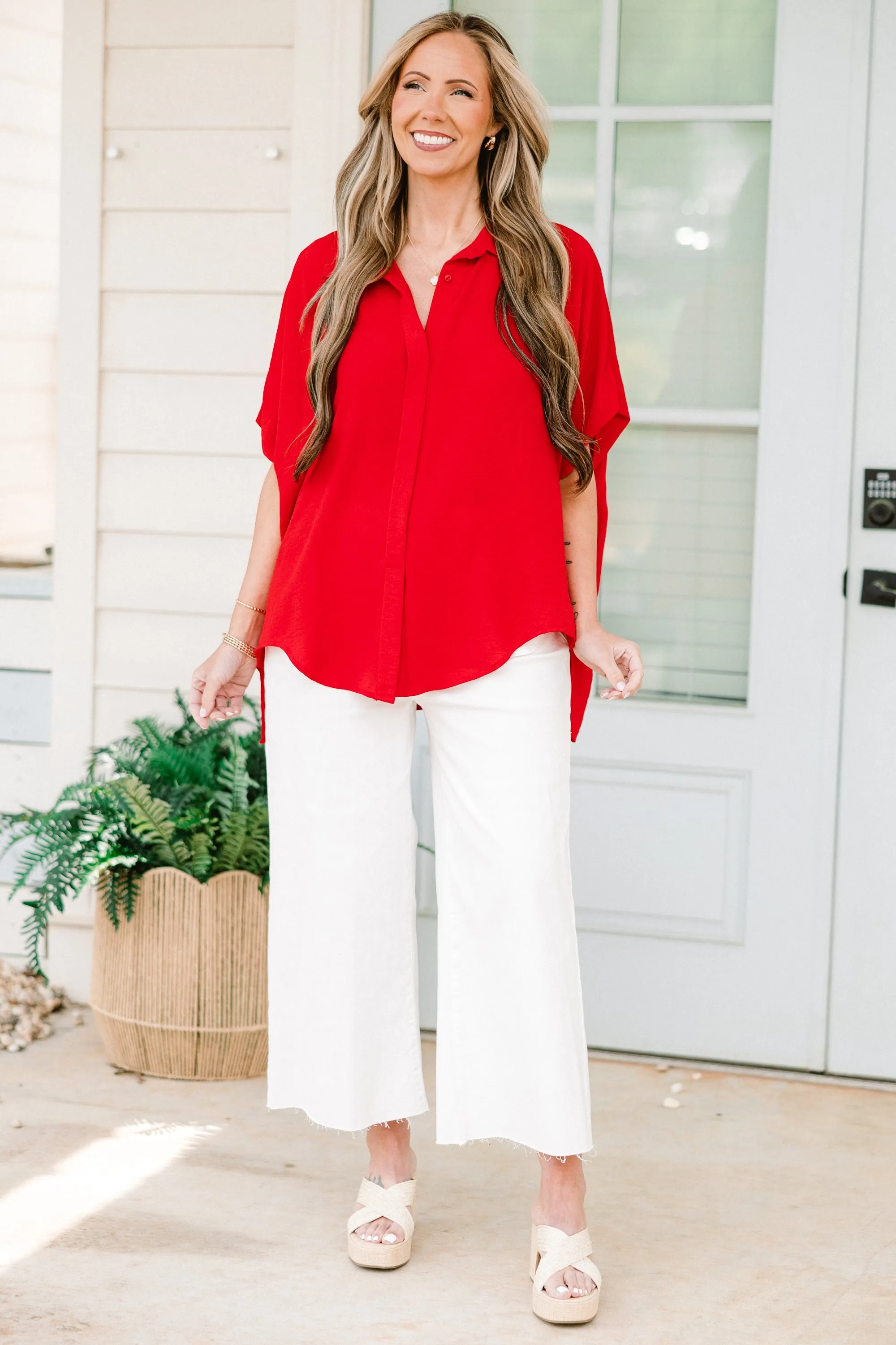 Caller Top, Red