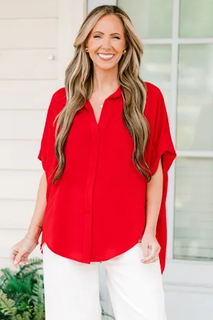 Caller Top, Red