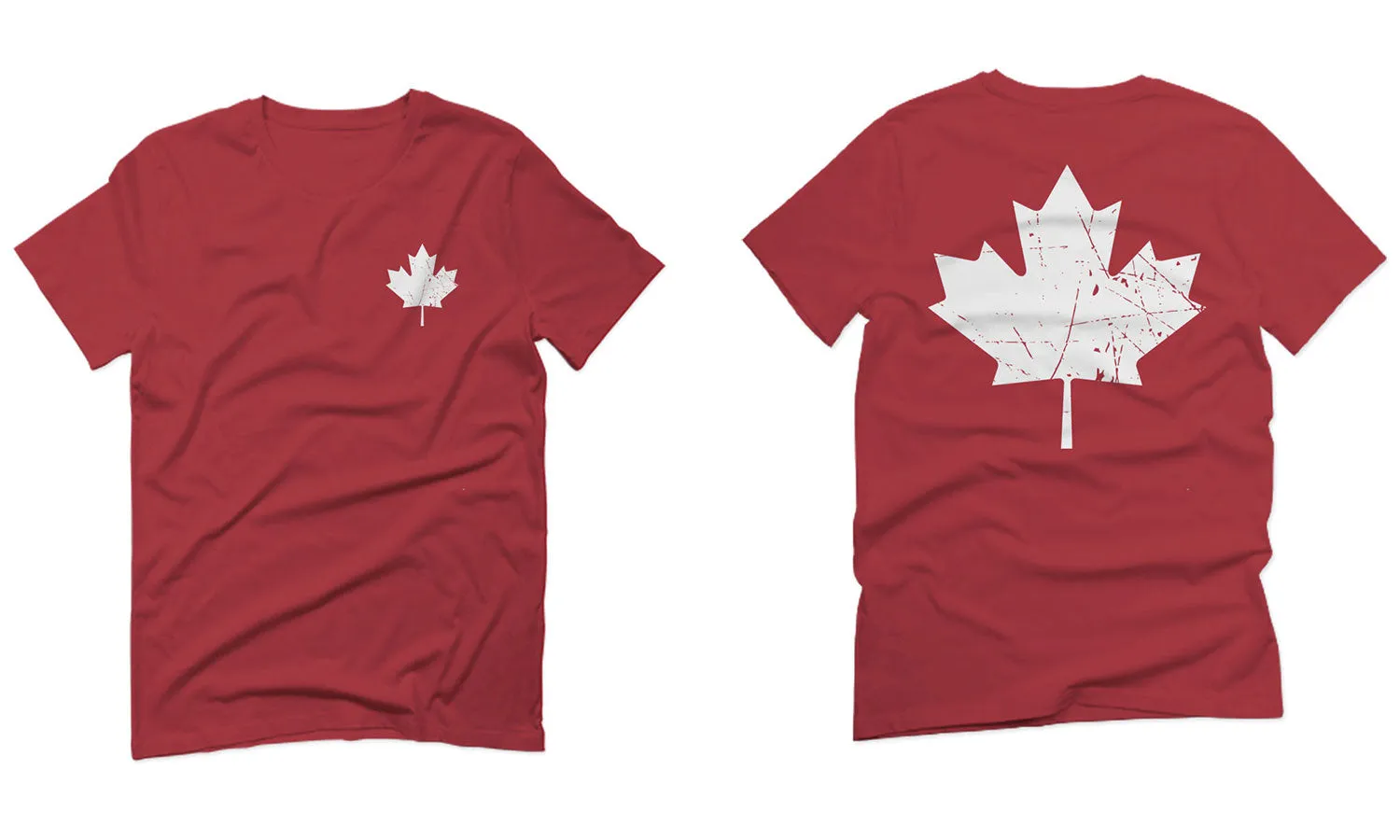 Canadian Maple Leaf Flag Canada Pride Vintage Style For men T Shirt