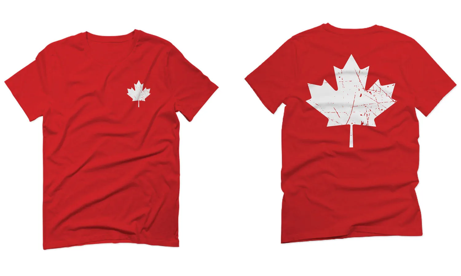 Canadian Maple Leaf Flag Canada Pride Vintage Style For men T Shirt
