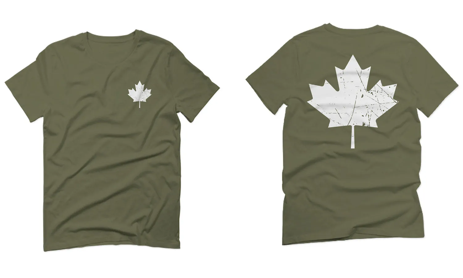 Canadian Maple Leaf Flag Canada Pride Vintage Style For men T Shirt