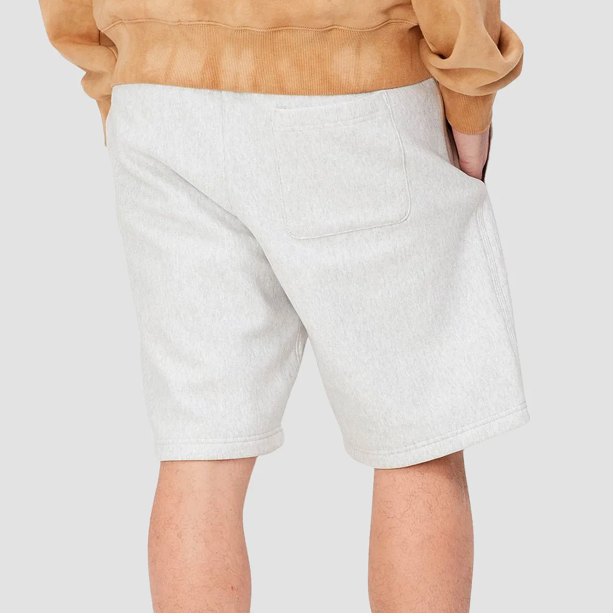 Carhartt WIP American Script Sweat Shorts Grey Heather