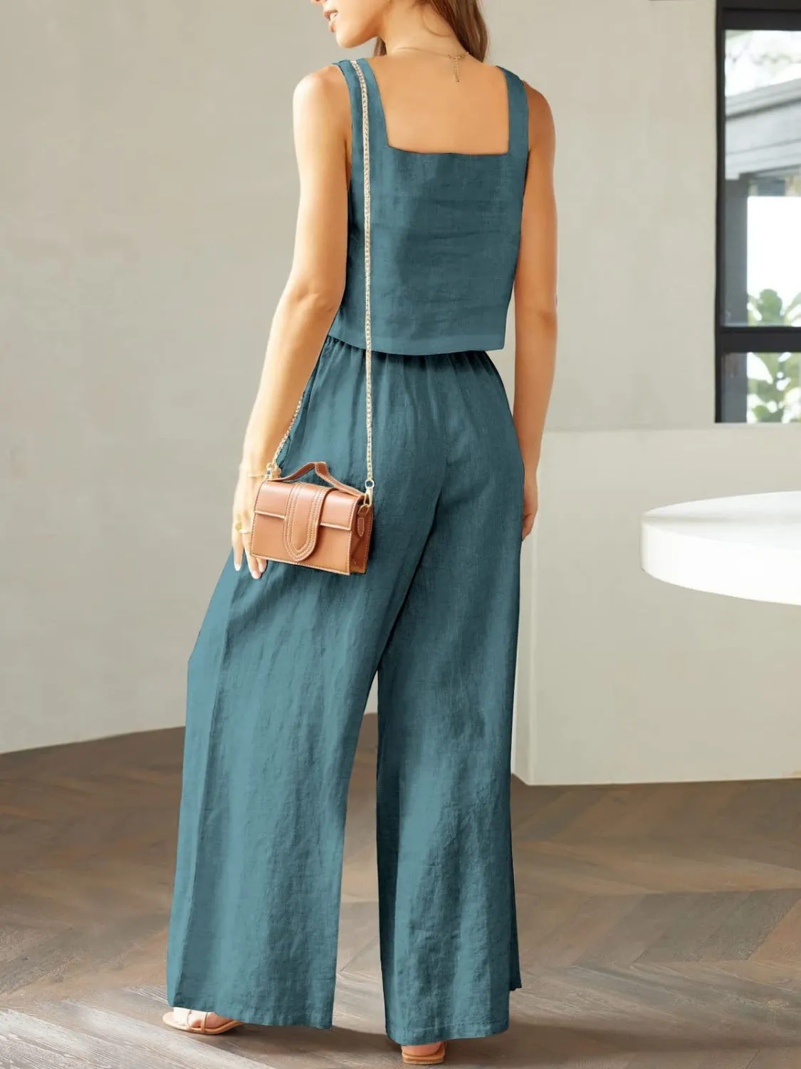 Cassy – Women’s Wide Leg Trouser Set