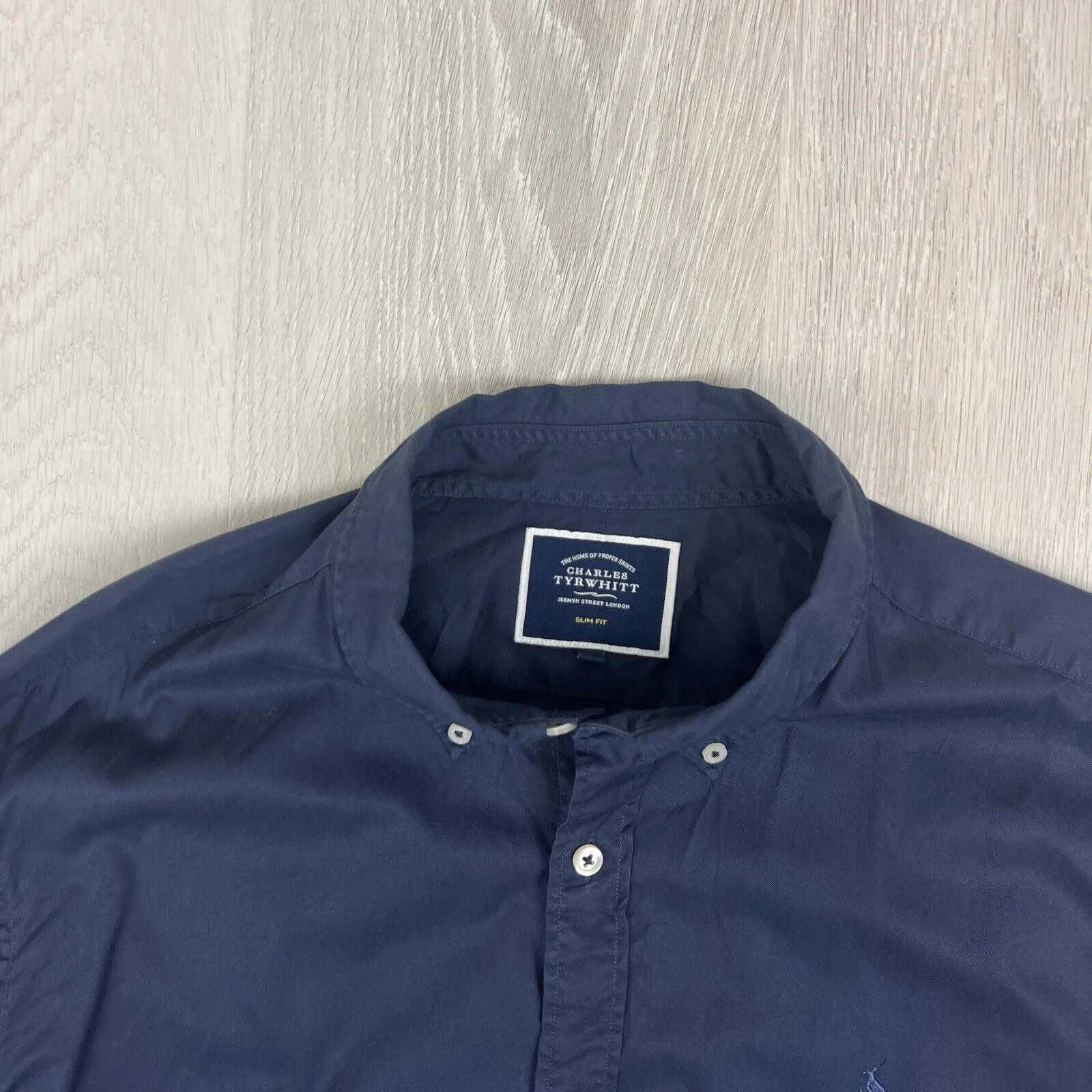 Charles Tyrwhitt Mens Long Sleeve Button Up Shirt Bundle Size XL (2 Shirts)