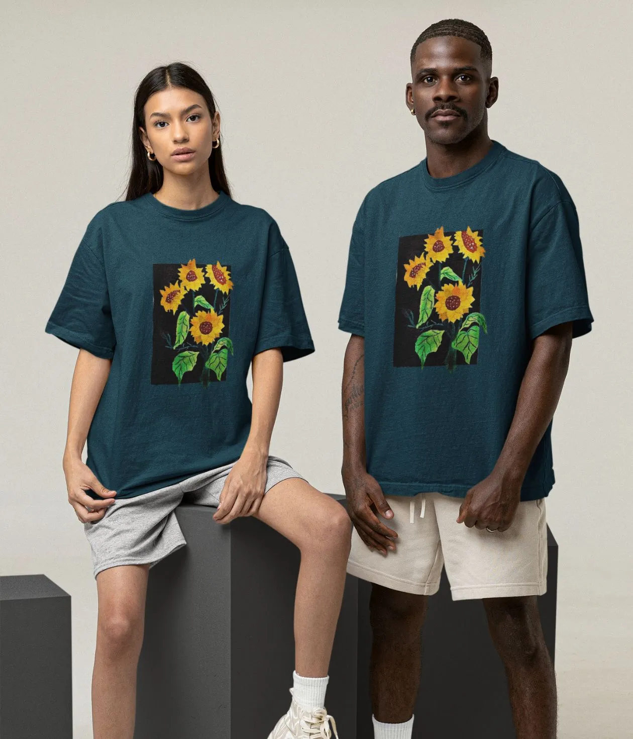 Chasing the Light - Oversized Classic T-Shirt - Dark