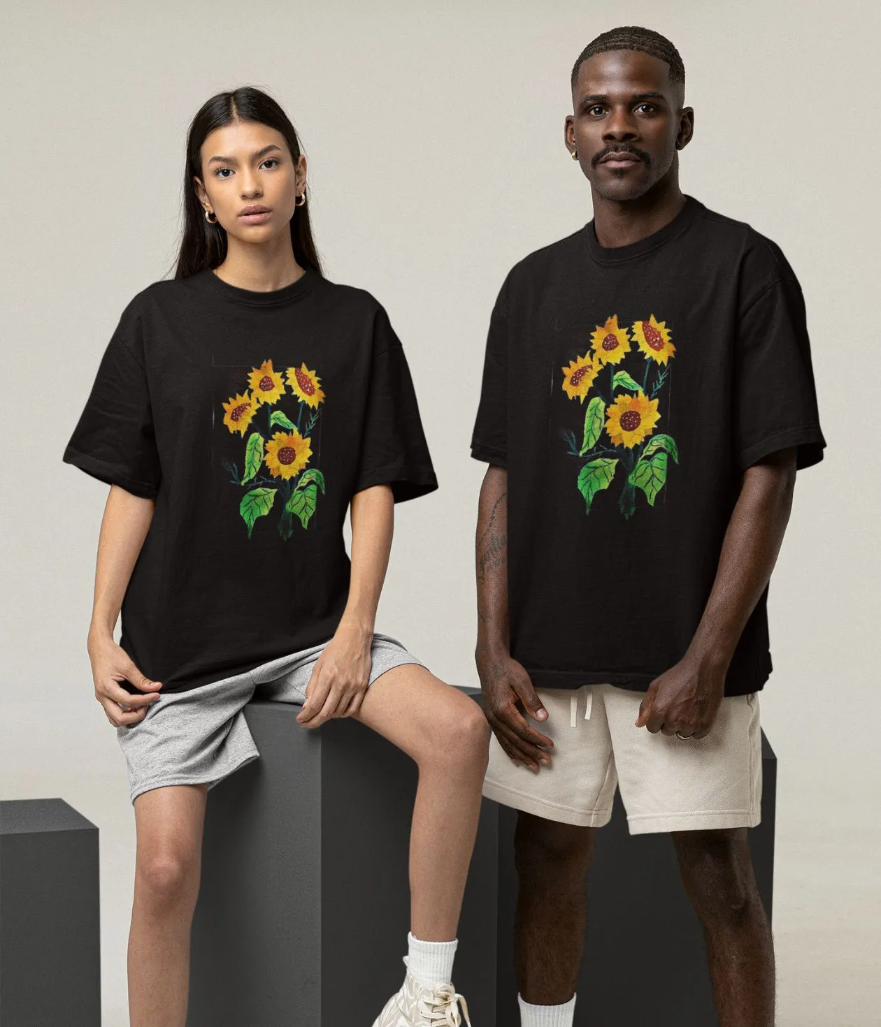 Chasing the Light - Oversized Classic T-Shirt - Dark