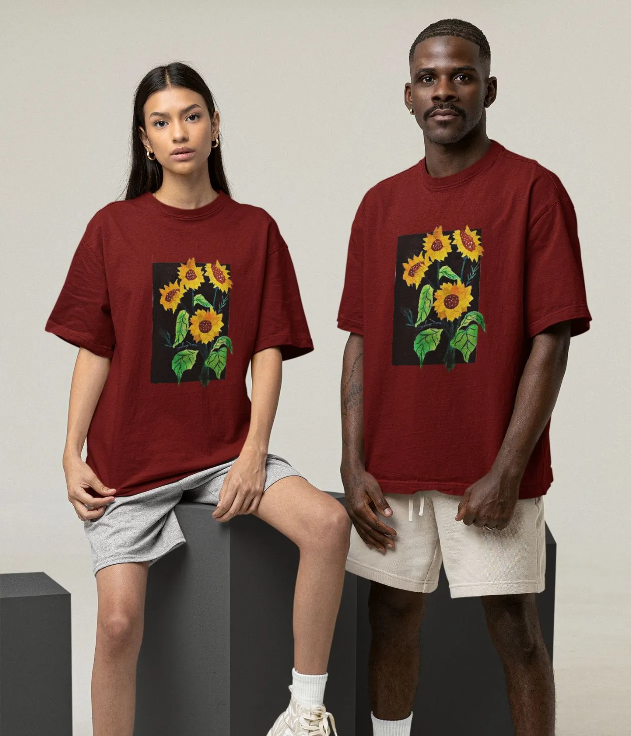 Chasing the Light - Oversized Classic T-Shirt - Dark