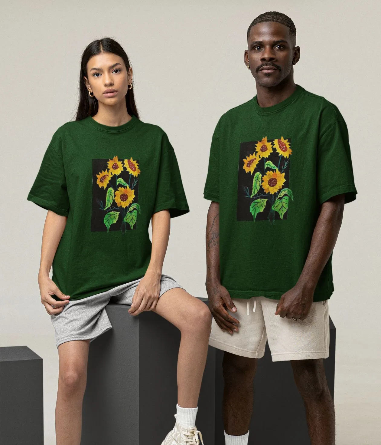 Chasing the Light - Oversized Classic T-Shirt - Dark