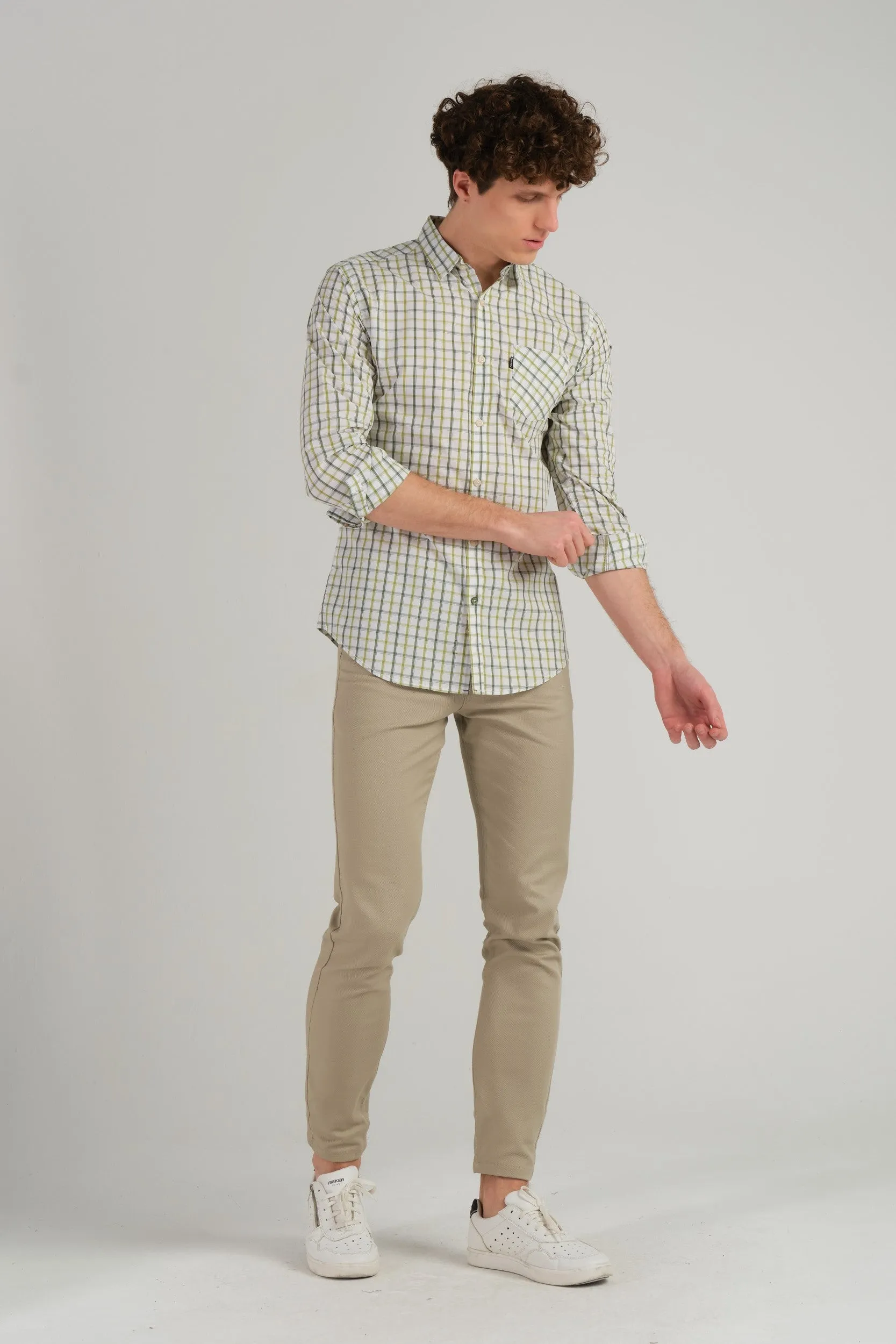 CHECKERED SLIM FIT SHIRT