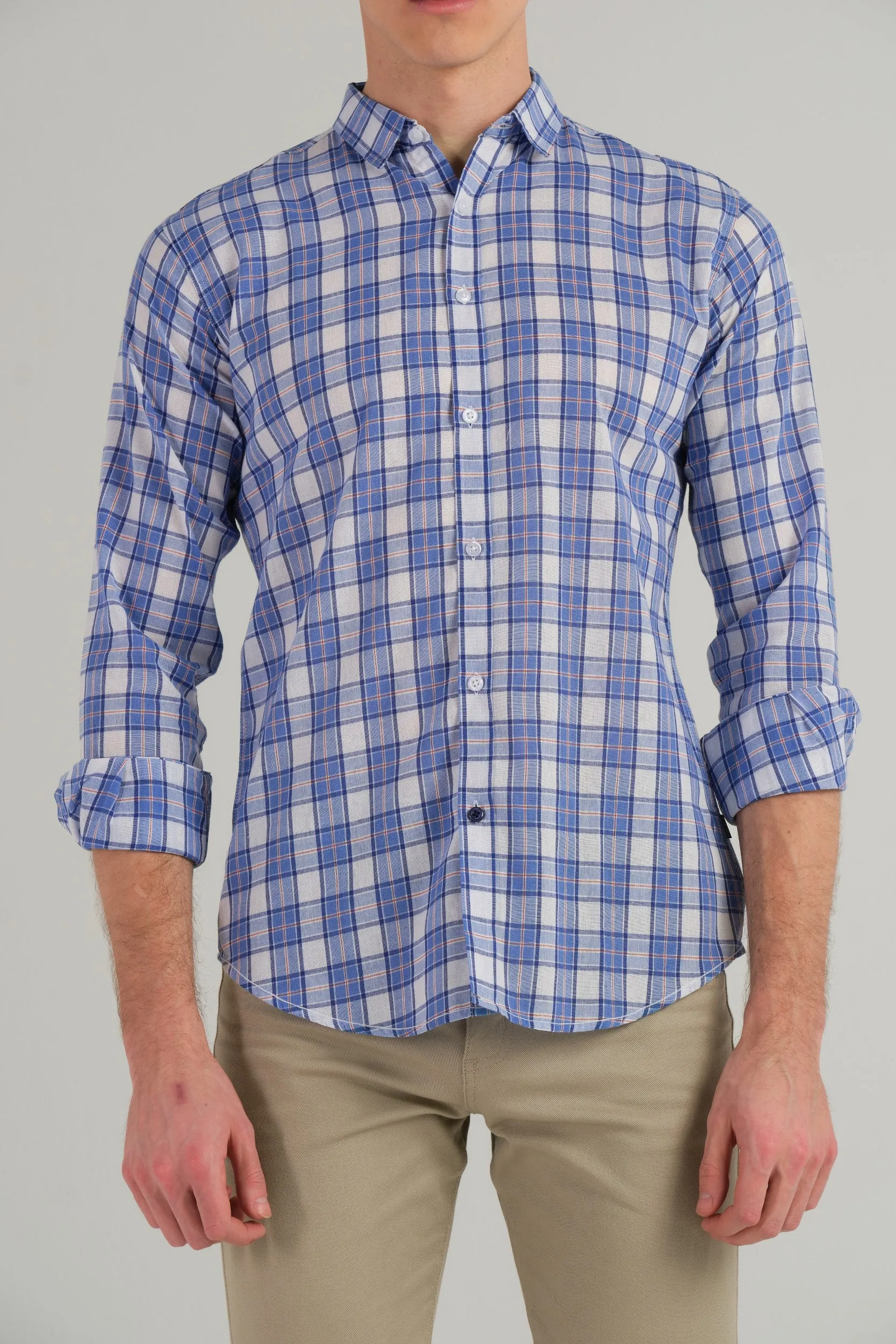 CHECKERED SLIM FIT SHIRT