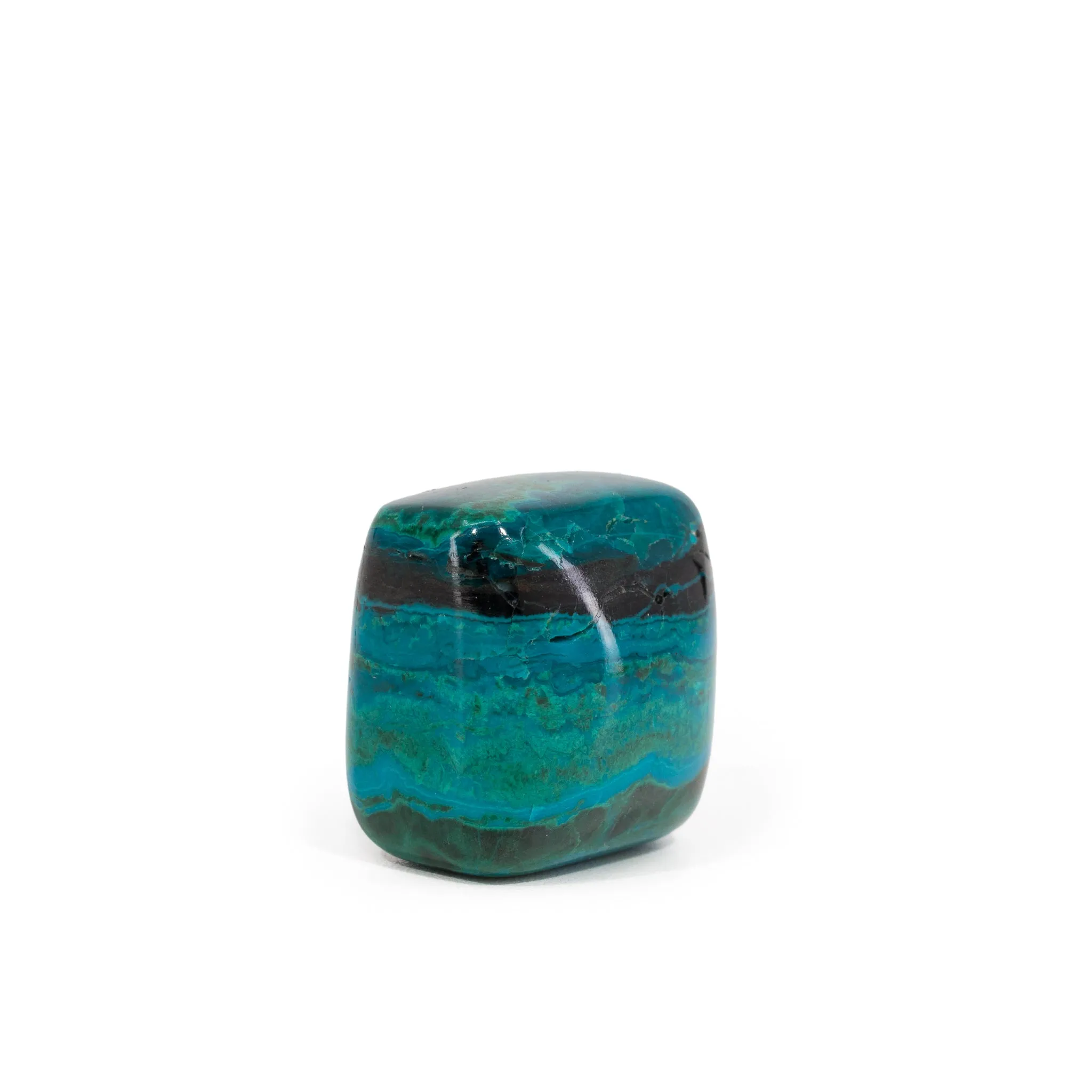 Chrysocolla & Malachite 45.83 Carat Polished Gemstone
