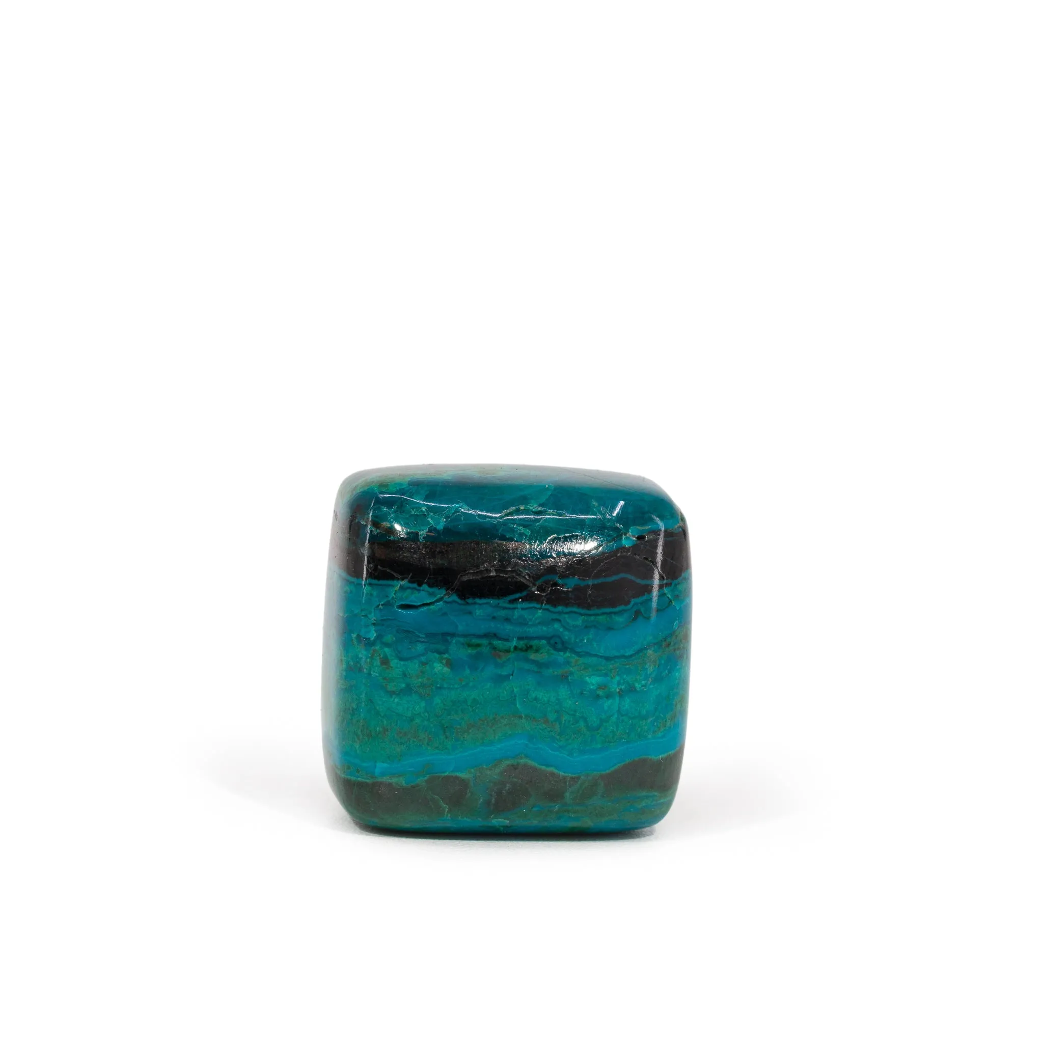 Chrysocolla & Malachite 45.83 Carat Polished Gemstone