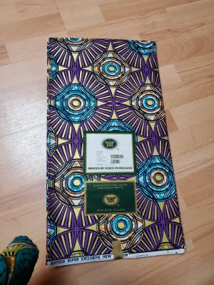 Circular Block Printed Designed Original Ghana