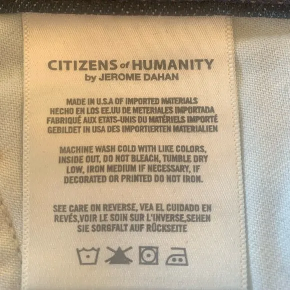 💐CITIZENS OF HUMANITY Skylar Button Fly Cutoff Jean Shorts size 27