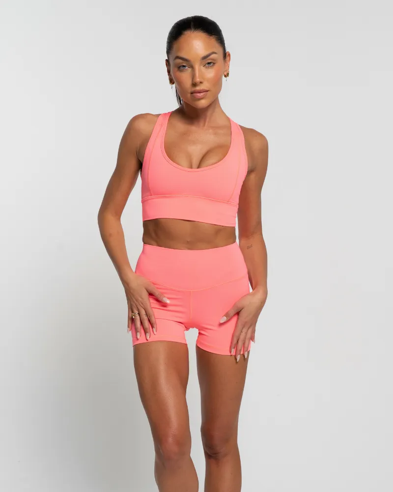 Classic Crop - Bright Pink