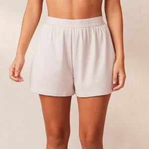 Classic Fleece Oversize Short de Pyjama - Crème