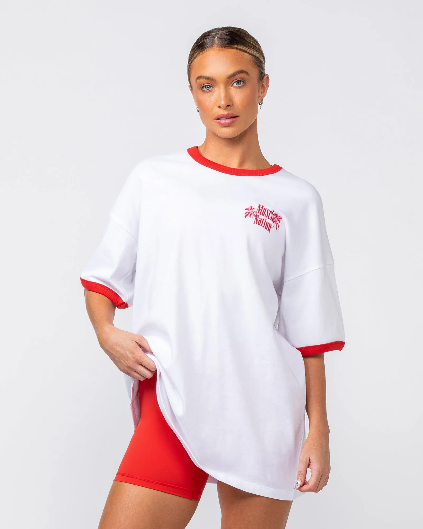 Coast Oversized Tee - White
