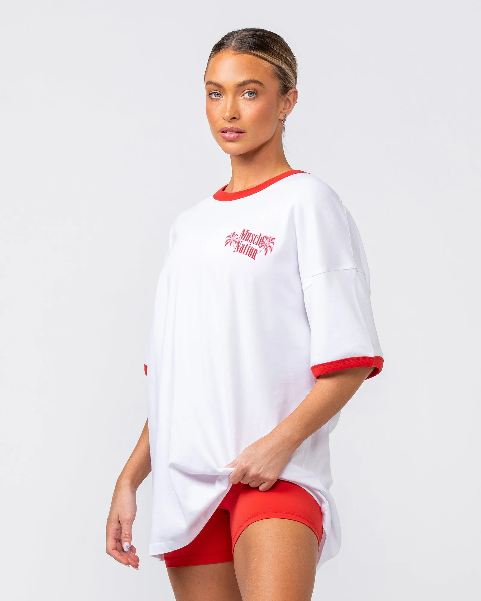Coast Oversized Tee - White