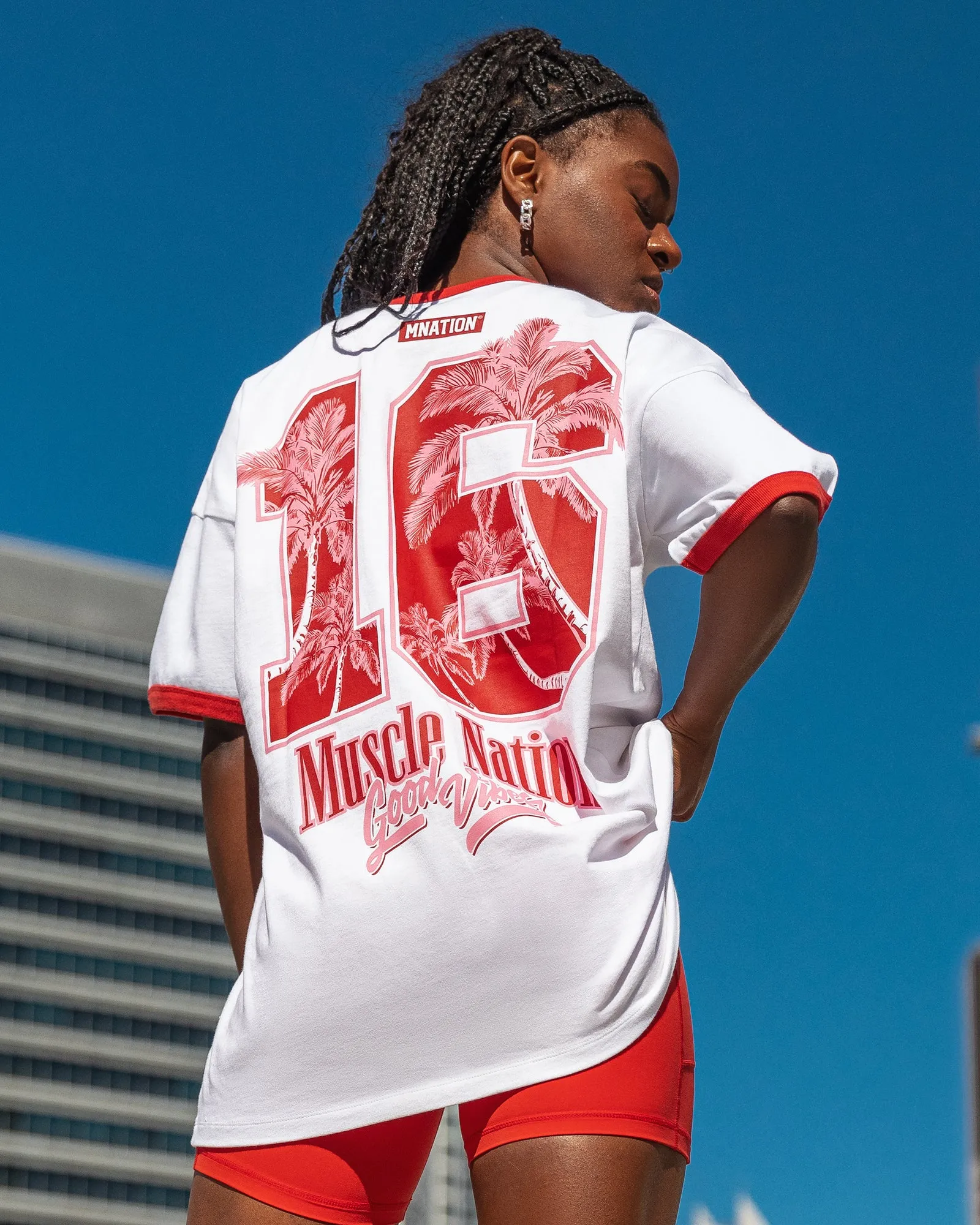 Coast Oversized Tee - White