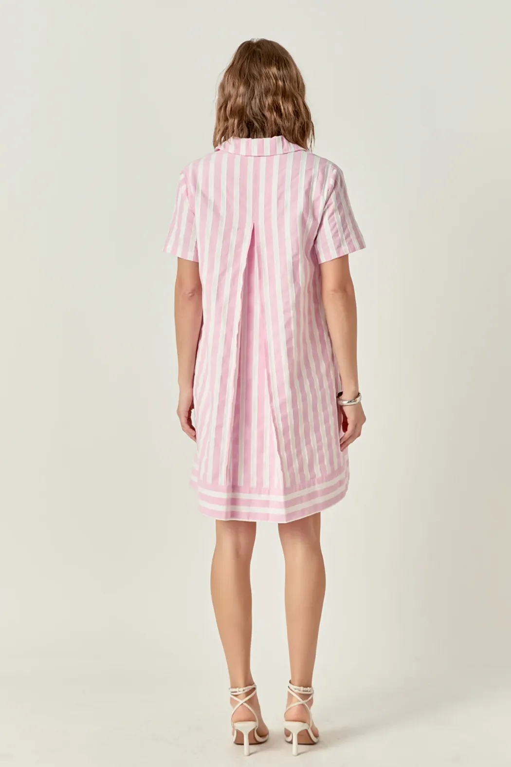 Collared V-Neck Dress