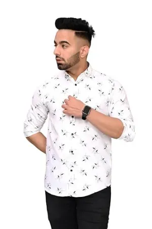 Cotton, Skin Friendly Shirts for Men (Size-M) (Color-WHITE)