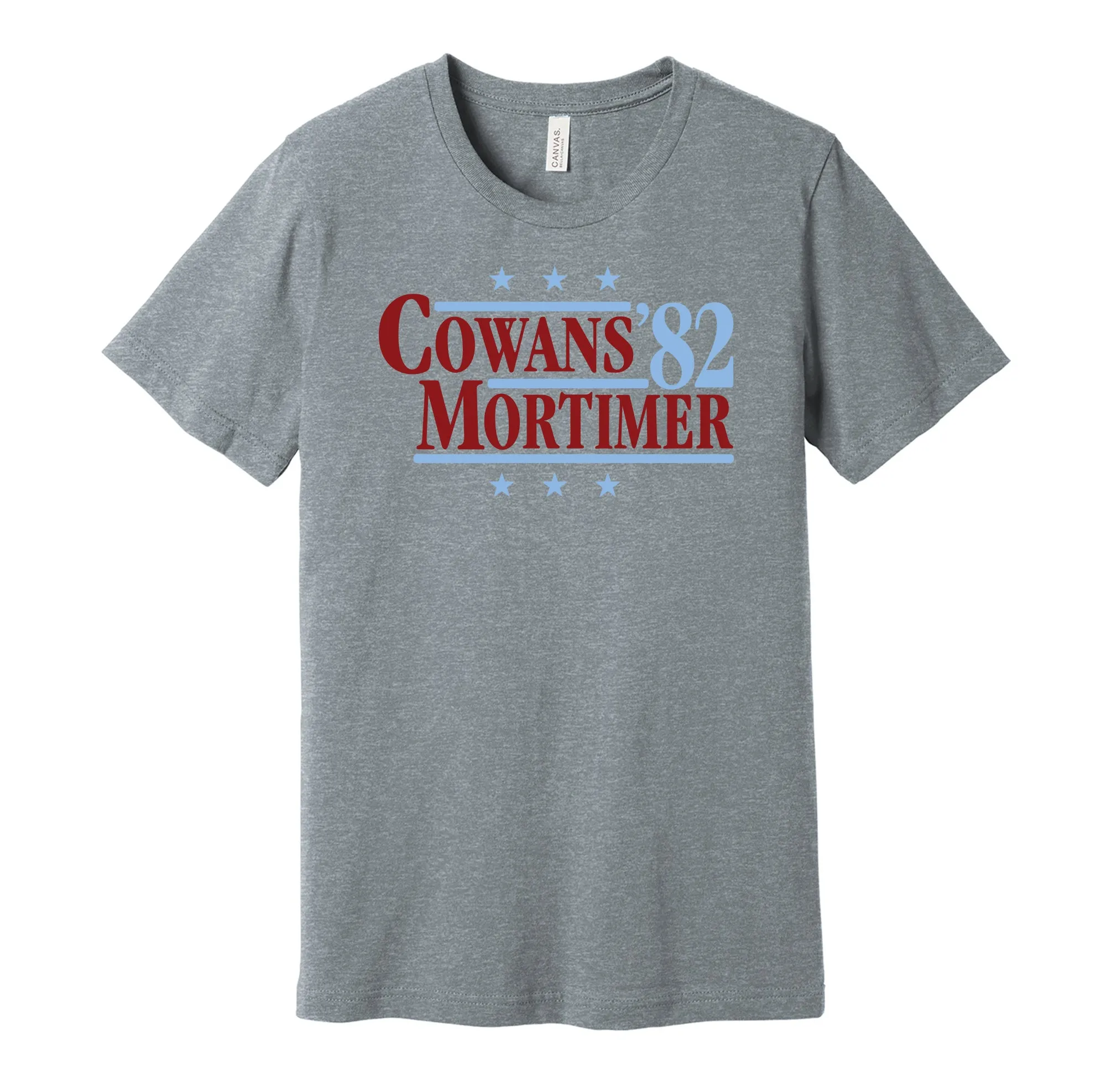 Cowans & Mortimer '82 - Birmingham Football Legends Political Campaign Parody T-Shirt - Hyper Than Hype Shirts