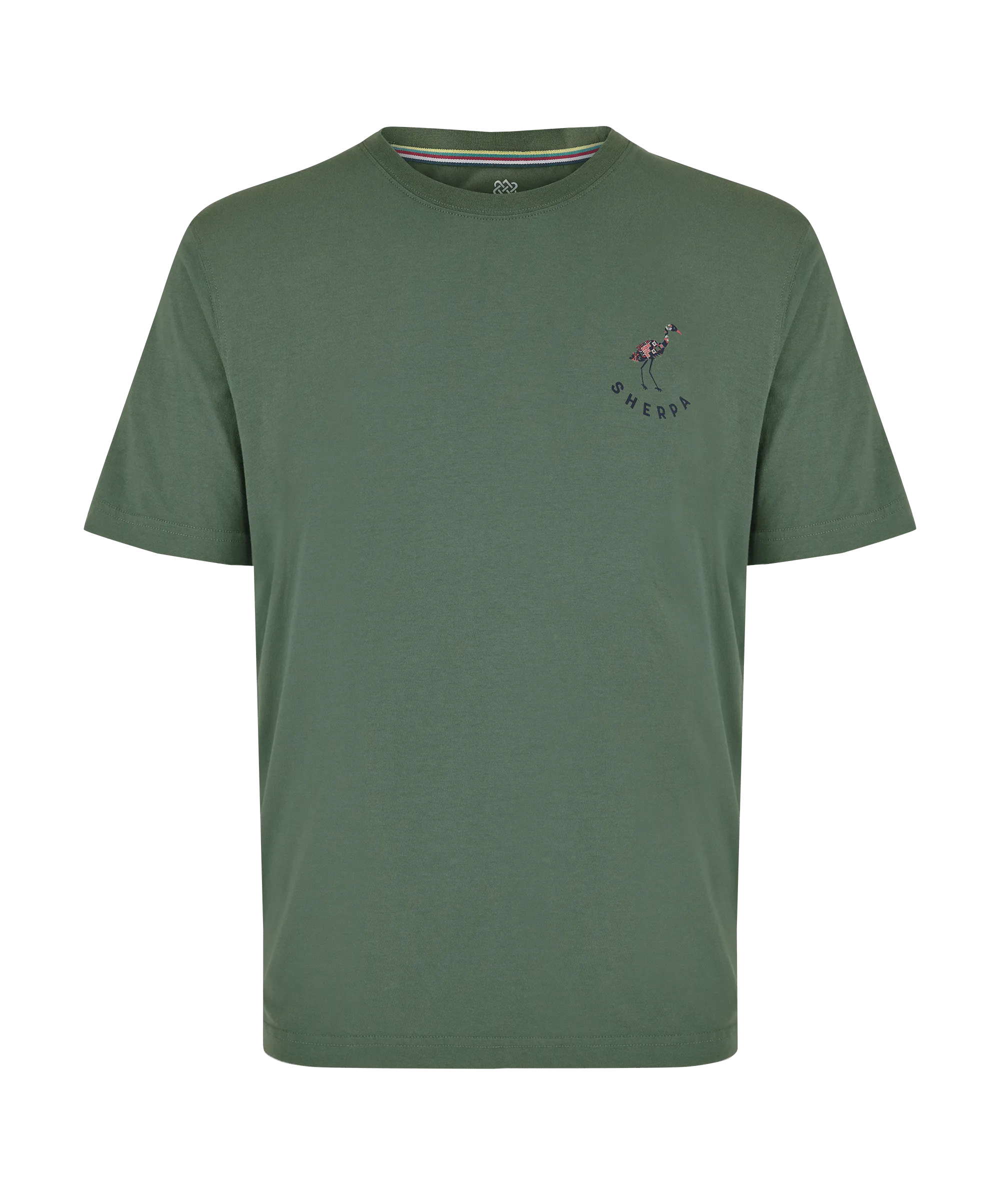 Crane T-Shirt - Dark Thyme Crane