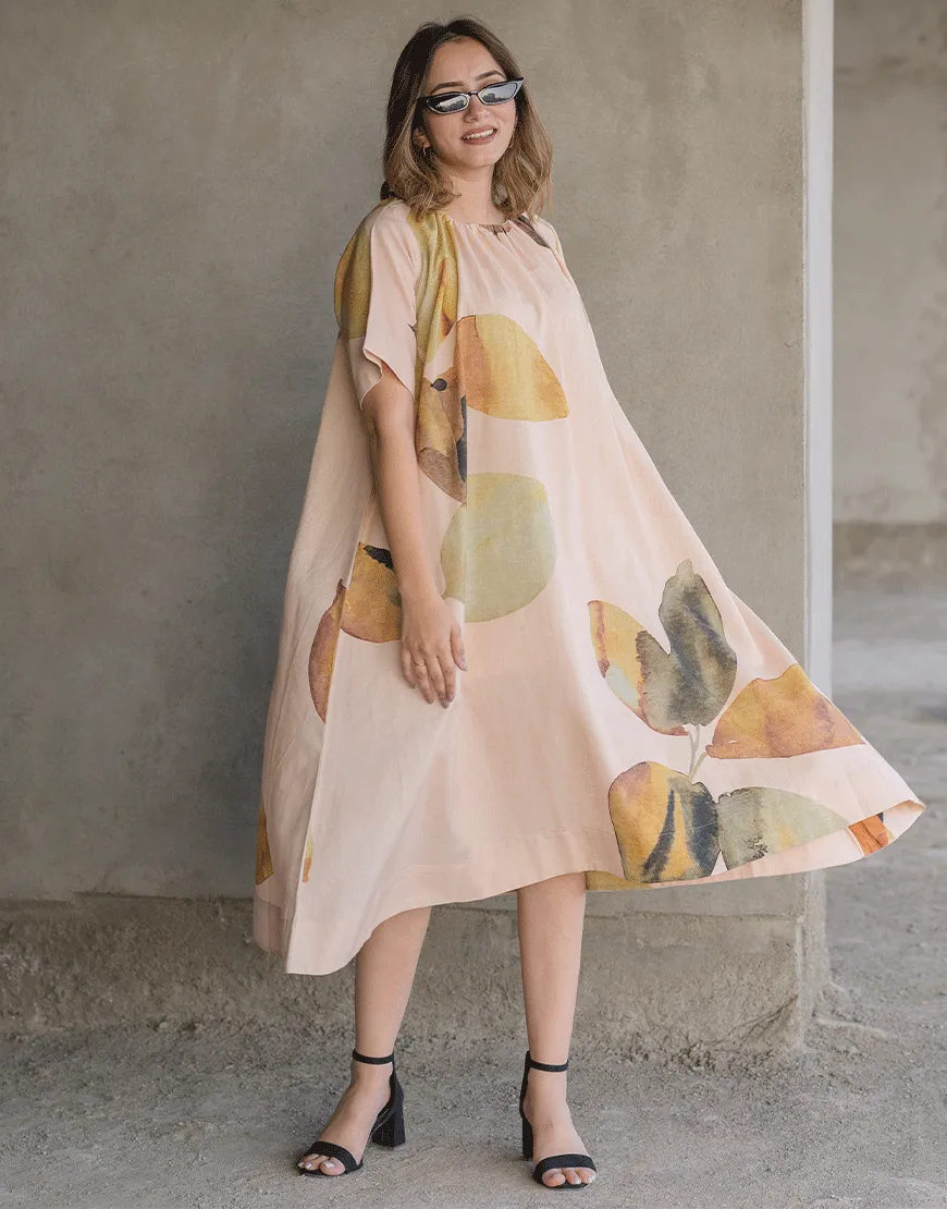 Creamy Cocoa Oversized Dress