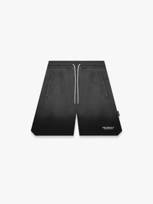 CREATIVE DEPT COTTON SHORTS - FADED BLACK