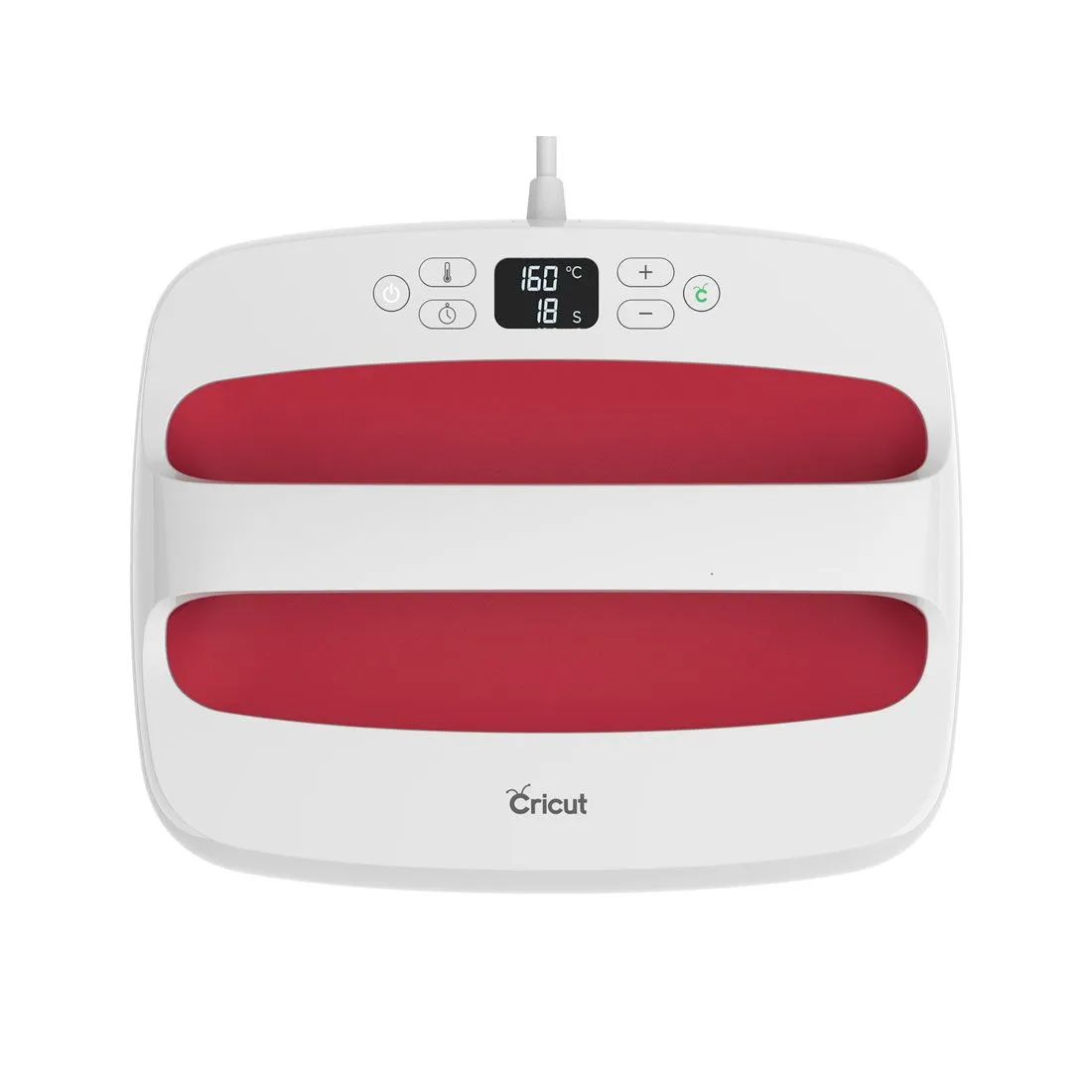 Cricut EasyPress 2 Raspberry 12"x10" | Heat Press Portable Lightweight Thick Heat Plate USB