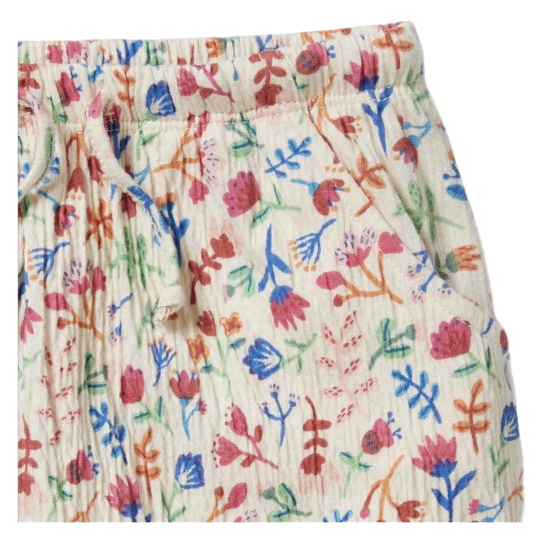 Crinkle Bloomer Short - Tropical Garden