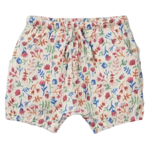 Crinkle Bloomer Short - Tropical Garden