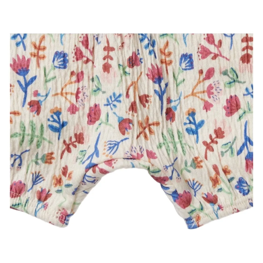 Crinkle Bloomer Short - Tropical Garden
