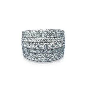 Custom Layered Diamonds Ring